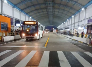 Prefeitura de Manaus revitaliza sinalização viária do T2 para maior segurança no transporte coletivo