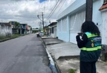 Ageman fiscaliza recomposição asfáltica em vias de Manaus após obras de saneamento