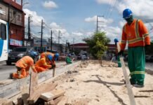 Prefeitura de Manaus avança na revitalização da avenida Margarita, na zona Norte