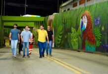 Prefeito Renato Junior vistoria obra em passagem de nível e destaca recuperação de espaços públicos em Manaus