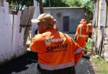 Prefeitura de Manaus leva asfalto pela primeira vez à rua Monte Cristo, transformando mobilidade no Nova Cidade