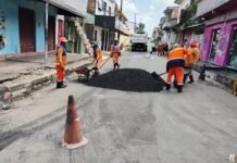 Prefeitura de Manaus melhora circulação com recuperação de pavimento no Lírio do Vale 1