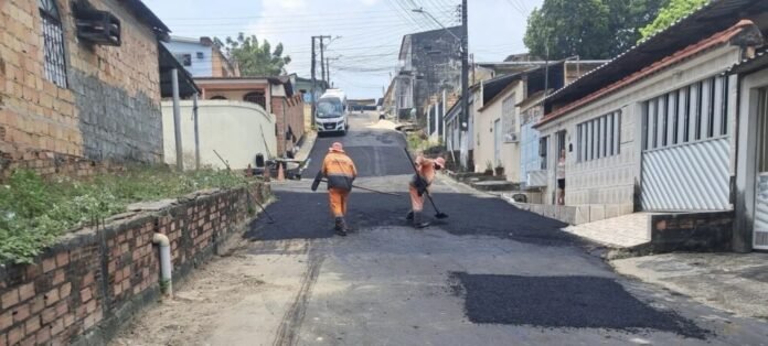 Prefeitura de Manaus amplia recuperação viária com nova frente de obras na Cidade Nova
