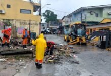Prefeitura de Manaus intensifica limpeza estratégica na Zona Leste para combater alagamentos