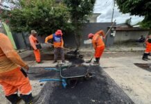 Prefeitura de Manaus revitaliza alameda São Sebastião no bairro Redenção com recapeamento asfáltico