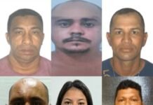 Polícia Civil do Amazonas divulga imagens de seis suspeitos de matar policial militar em Tefé