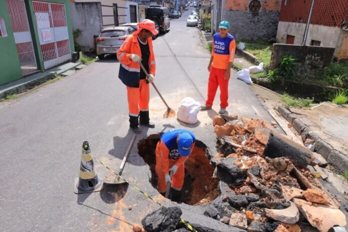 Prefeitura de Manaus: Drenagem reforçada garante mais segurança no bairro São Jorge