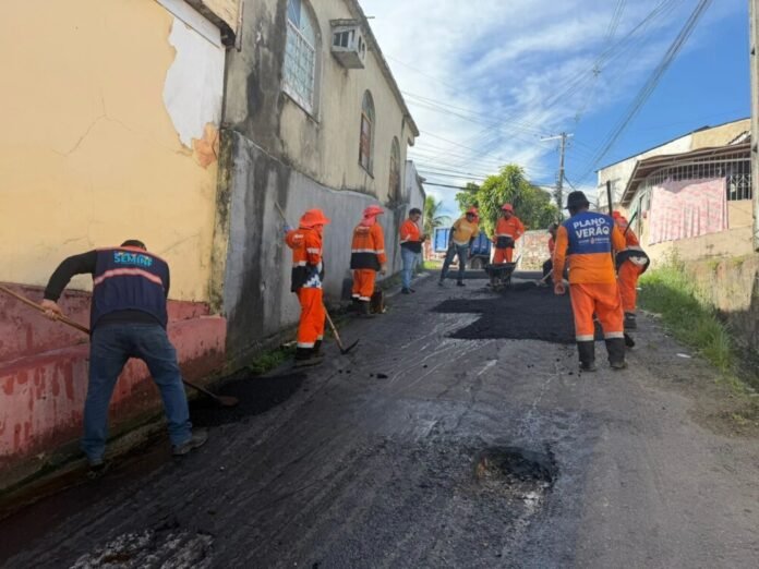 Prefeitura de Manaus melhora a mobilidade urbana com manutenção asfáltica no bairro Petrópolis