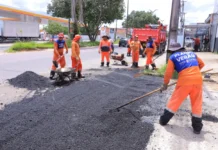 Prefeitura de Manaus revitaliza avenida Arquiteto José Henrique Bentes Rodrigues na Colônia Terra Nova