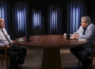 Datena recebe o senador e jornalista Jorge Kajuru em programa na TV Brasil