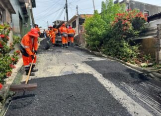 Prefeitura de Manaus acelera obras de asfalto no Zumbi e melhora mobilidade na Zona Leste