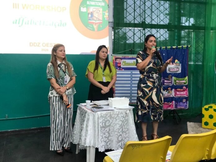 Professores alfabetizadores da Prefeitura de Manaus participam do 3º Workshop de Alfabetização