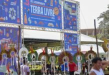 Indígenas em Brasília pedem territórios livres de exploração de petróleo e gás