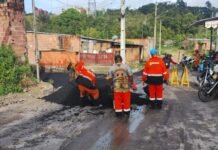 Prefeitura de Manaus intensifica recuperação viária no bairro Jorge Teixeira e garante mais mobilidade à população
