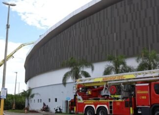 Defesa Civil interdita parte do Velódromo do Rio após incêndio
