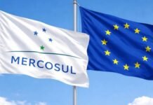 Acordo Mercosul-UE entra em vigor após 26 anos, prometendo impulsionar exportações brasileiras