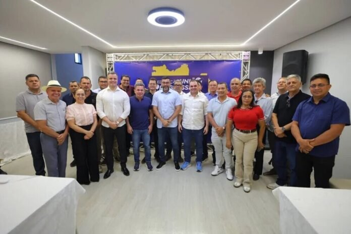 Wilson Lima reúne prefeitos e vice-prefeitos da federação União Progressista no Amazonas
