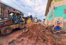 Prefeitura de Manaus intensifica obras de drenagem no São Jorge para prevenir alagamentos