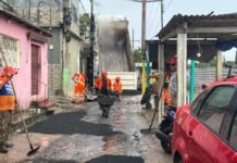 Prefeitura de Manaus intensifica recuperação asfáltica na Avenida Manaus 2000