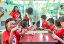 Parque Cidade da Criança em Manaus celebra Copa do Mundo com troca de figurinhas e atividades sustentáveis