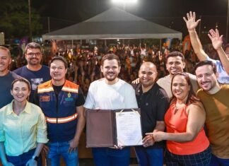 Prefeito Renato Junior assina ordem de serviço para revitalização do Campo da Torre na zona Norte de Manaus