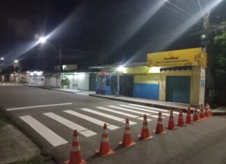 Prefeitura de Manaus reforça sinalização viária no Santo Agostinho para maior segurança no trânsito