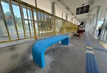 Prefeitura de Manaus instala novos bancos de concreto na Estação Arena para maior conforto dos usuários