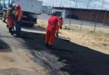 Prefeitura de Manaus intensifica manutenção asfáltica no bairro Flores para melhorar a malha viária