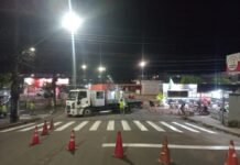 Prefeitura de Manaus revitaliza sinalização viária em bairros centrais e da zona Norte