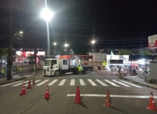 Prefeitura de Manaus revitaliza sinalização viária em bairros centrais e da zona Norte