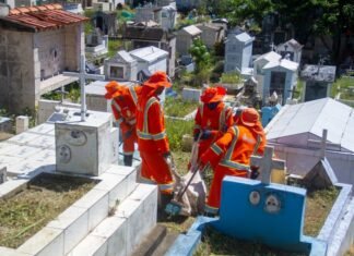 Cemitérios de Manaus recebem preparativos finais para o Dia dos Pais com 600 profissionais mobilizados