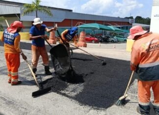 Prefeitura de Manaus recupera rua Anhandui no bairro Flores e melhora segurança e mobilidade