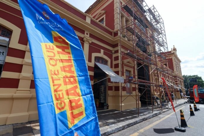 Prefeitura de Manaus intensifica revitalização e preservação do Mercado Adolpho Lisboa