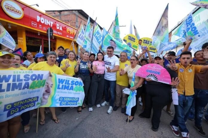 Wilson Lima reforça candidatura ao Senado em caminhada pela zona norte de Manaus
