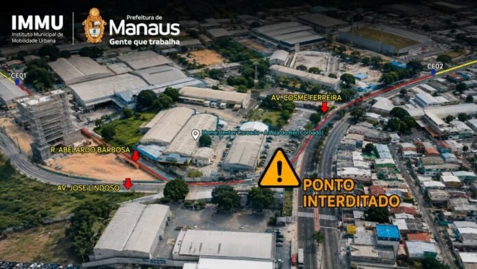 Rua Abelardo Barbosa terá interdição parcial para obras da Energisa em Manaus