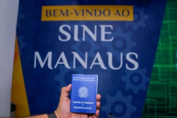 Sine Manaus divulga 808 vagas de emprego nesta segunda-feira, 31 de agosto
