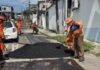 Prefeitura de Manaus revitaliza travessa S5 no Japiim com nova camada asfáltica