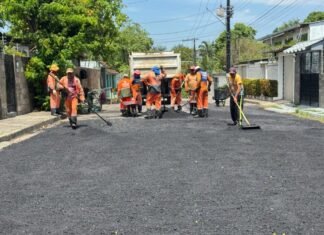 Prefeitura de Manaus avança na recuperação da rua Hortência no bairro Aleixo