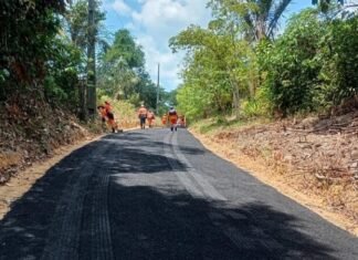 Prefeitura de Manaus pavimenta quatro ladeiras no ramal São João e melhora infraestrutura rural