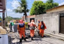 Prefeitura de Manaus: Rua Abacaba no Santa Etelvina recebe recuperação asfáltica