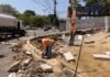 Prefeitura de Manaus amplia calçada e canteiro central da Avenida Rodrigo Otávio no Japiim