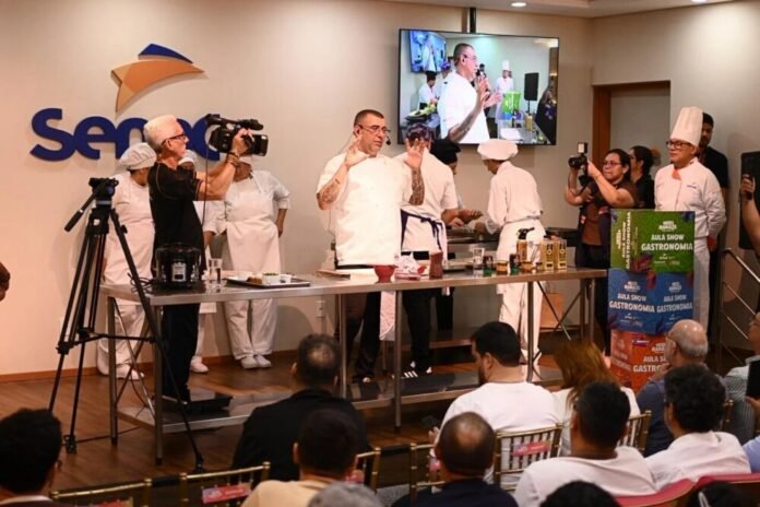 Aula-show de gastronomia une suínos e ingredientes amazônicos no #SouManaus Passo a Paço 2026