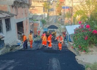 Prefeitura de Manaus aplica 50 toneladas de asfalto e melhora tráfego no Alfredo Nascimento