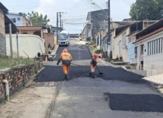Prefeitura de Manaus amplia recuperação viária com nova frente de obras na Cidade Nova