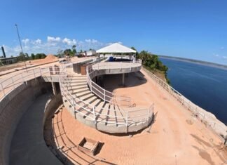 Parque Encontro das Águas Rosa Almeida avança com concretagem das ‘asas’ de Niemeyer