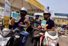Prefeitura de Manaus e Abraciclo realizam pit stop educativo para motociclistas