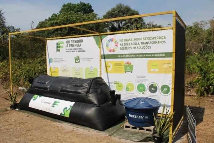 Eneva amplia projeto de biodigestores em escolas do Amazonas com novas entregas em Itapiranga e Silves