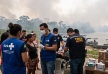 Força Nacional do SUS chega ao Amazonas para combater efeitos da fumaça de queimadas